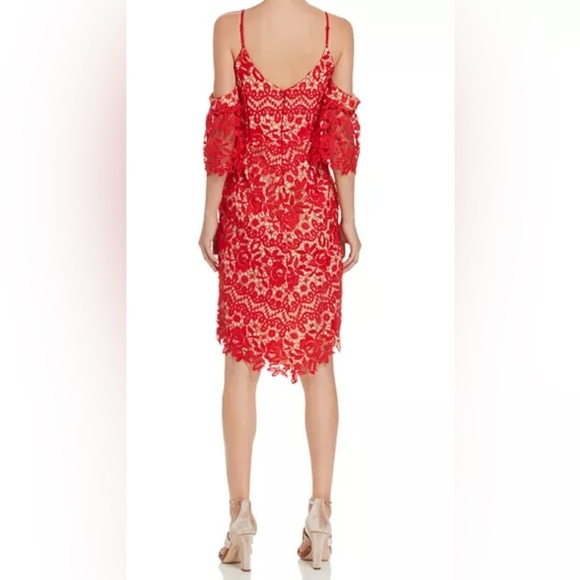 Adelyn Rae Krista High Low Lace Dress Size Medium NWT - Picture 2 of 7